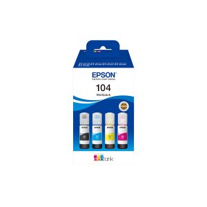 Epson 104 bläckrefill 4-pack (original)