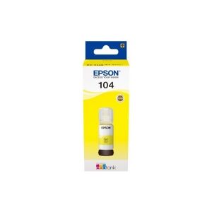 Epson 104 gul bläckrefill (original)