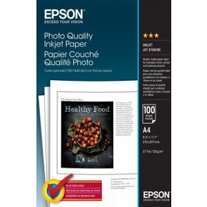 Epson Photo Quality Inkjet-Papper, 100 X A4-Ark