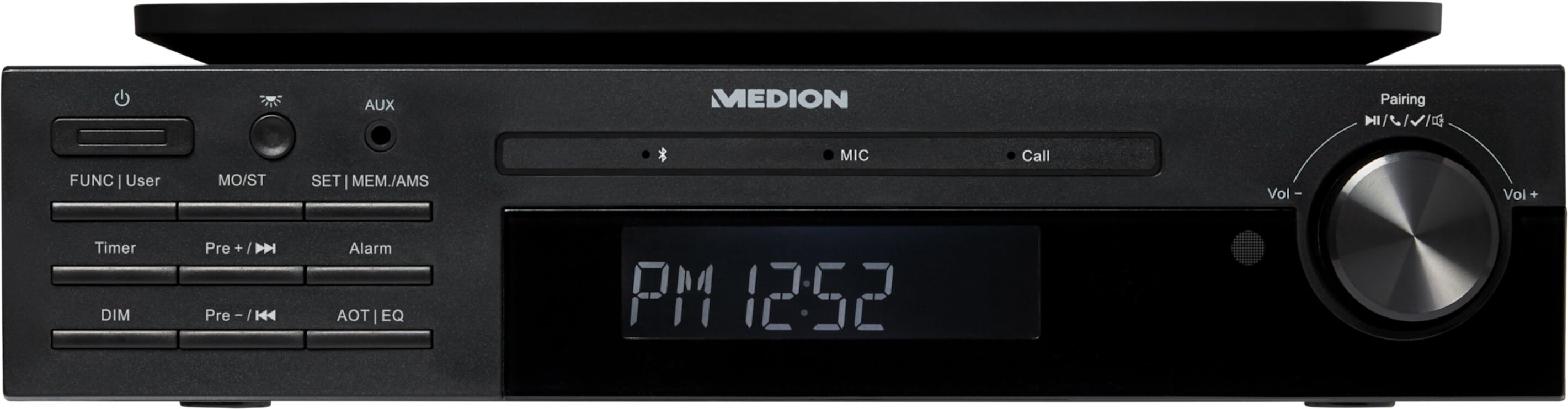 MEDION MEDION® LIFE® E66567 Radio stéréo sous le plan de travail avec Bluetooth® 5.0 parfaite pour la cuisine fonction alarme et minuterie de cuis