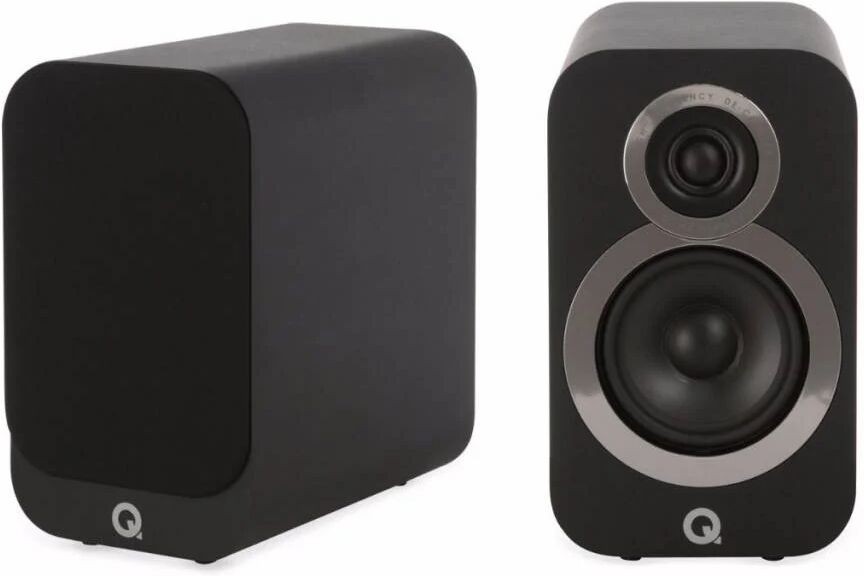 Q Acoustics 3010i - Boekenplank Luidsprekers - Zwart ( per paar )