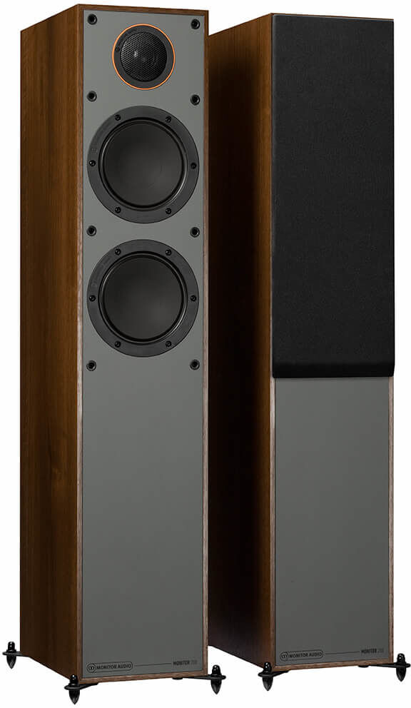 Monitor Audio Monitor 200 vloerstaande speakers - walnoot (per paar)