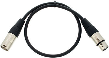 Cordial CFM 0,5 FM Patchkabel (schwarz)