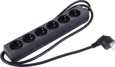 Stairville 6 Way Power Split Black