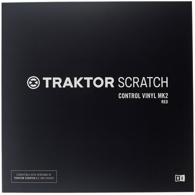 Native Instruments Traktor Scratch Vinyl Red MkII