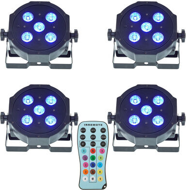 Fun Generation SePar Quad LED RGB UV Bundle 4