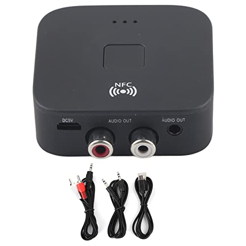 Zixyqol Audio-ontvanger, Audio-adapter Voor Auto, Ontvanger 3,5 Mm Jack AUX-adapter Audio-ontvanger Gereedschap Voor Tv Auto-adapter Voor Luidsprekers