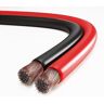 conecto Luidsprekerkabel luidsprekerkabel CCA luidsprekerkabel 2x4.00mm² rood/zwart 10 meter