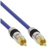 InLine 89407P Cinch Kabel Audio Premium vergoldete Stecker, 1x Cinch Stecker / Stecker, 7m