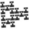 HOMSFOU 15 Pcs Speakers Speaker Wall Mount Speaker Hanger Speaker Mount Papieren Handdoek Houder Black Bee Patches Speaker Muurbeugel Speaker Stand Speaker Muur Houder Accessoires Monitor