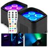 beamz BBP94W Set van 2 accu Uplights met 4x 12W LED's