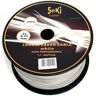 SeKi Luidsprekerkabel 2x0,75mm2-100m wit CCA audiokabel luidsprekerkabel