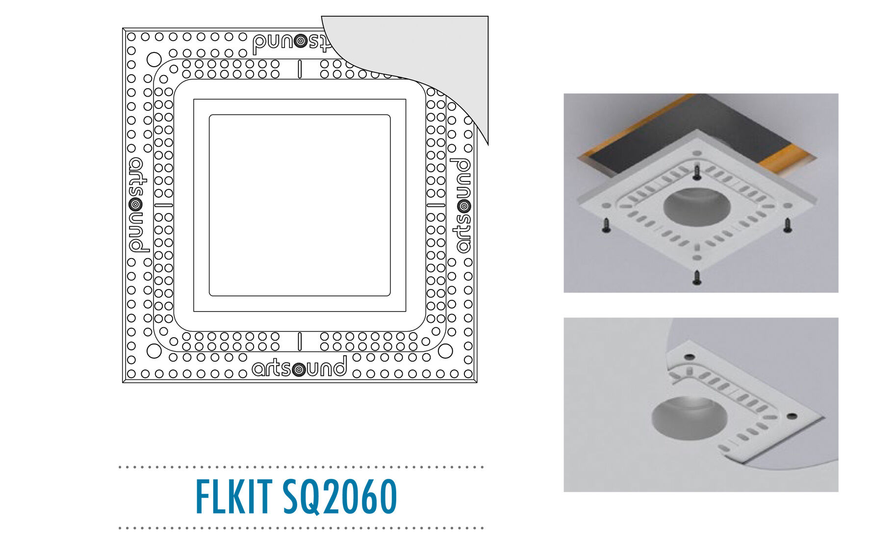ArtSound FLKIT SQ2060, Flush mount kit voor SQ2060