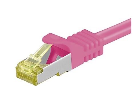 Cat 7 S/ftp Lszh Netværkskabel - Magenta - 0.25 M