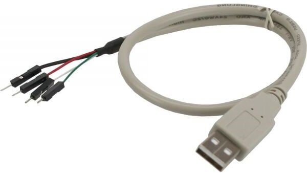 Usb-A Han Til 4 Pin Header Adapter Kabel - 40 Cm