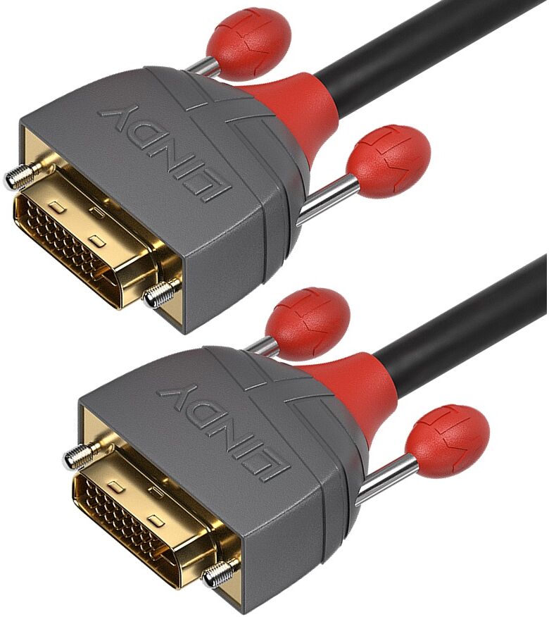 Lindy Professionelt Dvi-D Dual Link Kabel - Anthra Line - 7.5 M