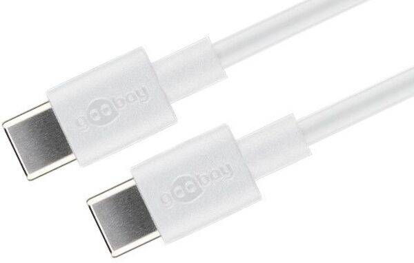 Usb-C Kabel - Hvid - 2 M