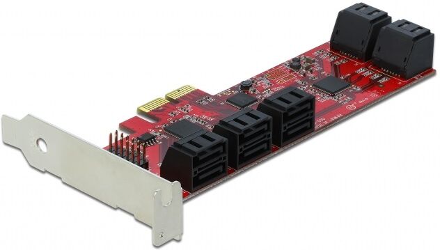 DeLOCK Intern Sata Pci Express X2 Kort - 10 Vejs