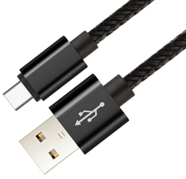 Apple Stofbeklædt Usb-C 3.1 Usb Kabel - Sort - 2 M