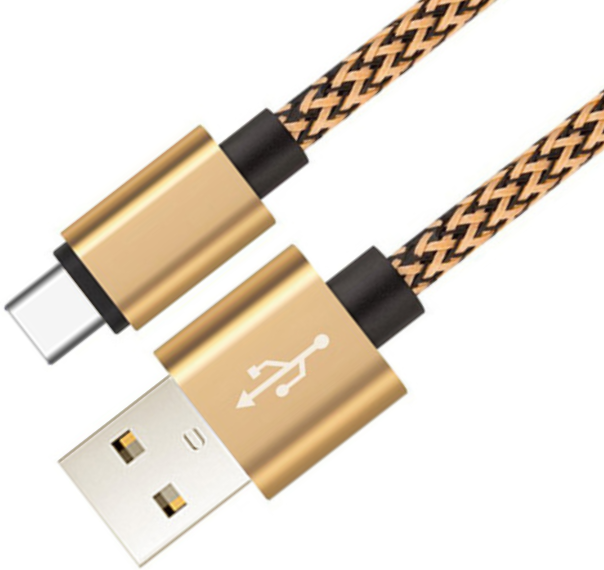 Apple Stofbeklædt Usb-C 3.1 Usb Kabel - Guld - 1 M