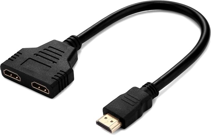 Tarvike HDMI-kytkin, 2 sisääntuloa ja 1 ulostulo