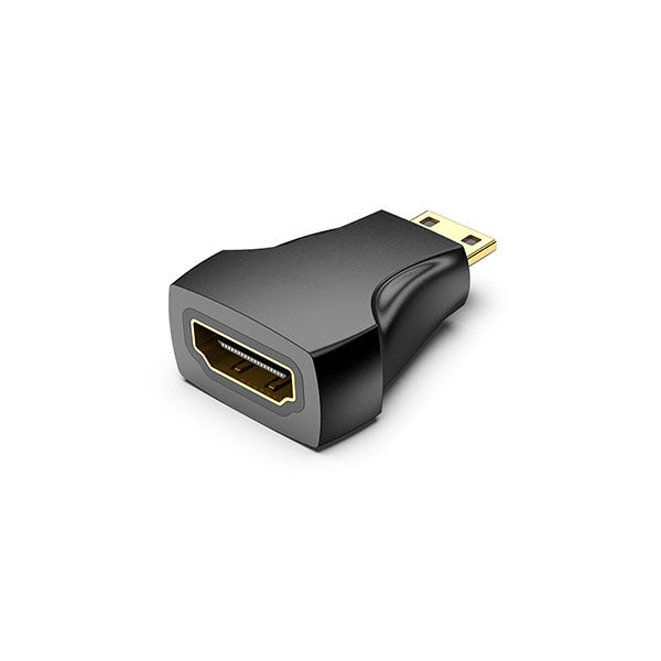 Mini HDMI uros - HDMI naaras adapteri