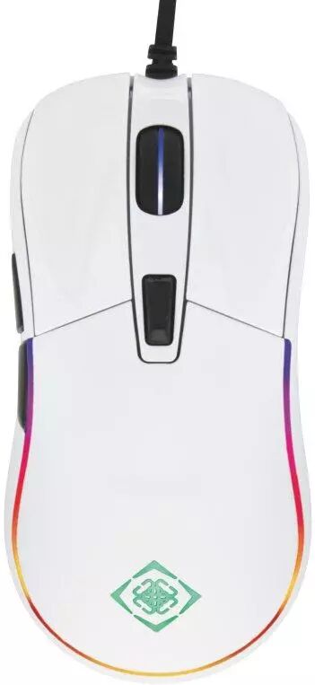 Deltaco Optical Gaming Mouse - Glossy White