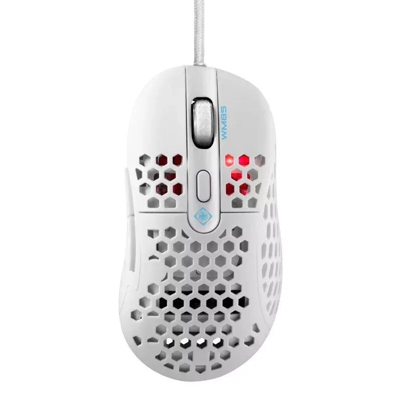 Deltaco WM85 Ultra Light Gaming Mouse - Hvit