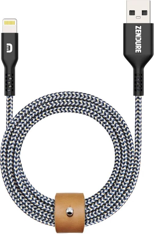 Zendure SuperCord Lightning Cable 2m Sort