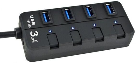 24hshop USB Hubb 4-Port - USB 3.0