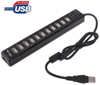 24hshop 12-Porters USB 2.0 HUB