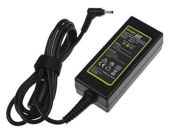 24hshop Green Cell lader / AC Adapter til Adapter Asus 45W / 19V 2.37A / 3.0-1.1mm