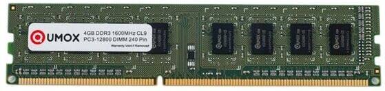 24hshop Qumox 4GB DDR3 1600 PC3-12800 PC-12800 CL9