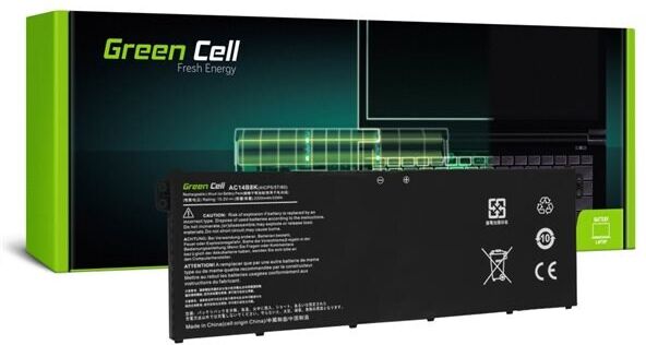 24hshop Batteri Green Cell AC14B3K AC14B8K Acer Aspire 5 A515 A517 R15