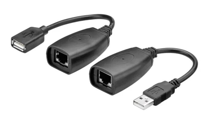 USB-forlengelseskabel for opptil 40 m