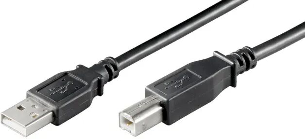 USB-B-kabel Svart 1,8 m