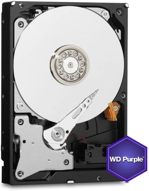 WD Purple Intern harddisk 3,5” 2 TB