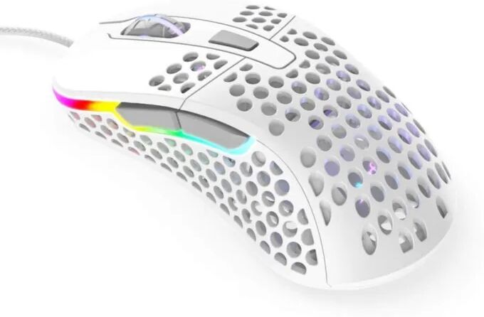 Xtrfy M4 RGB Gamingmus - Svart Hvit