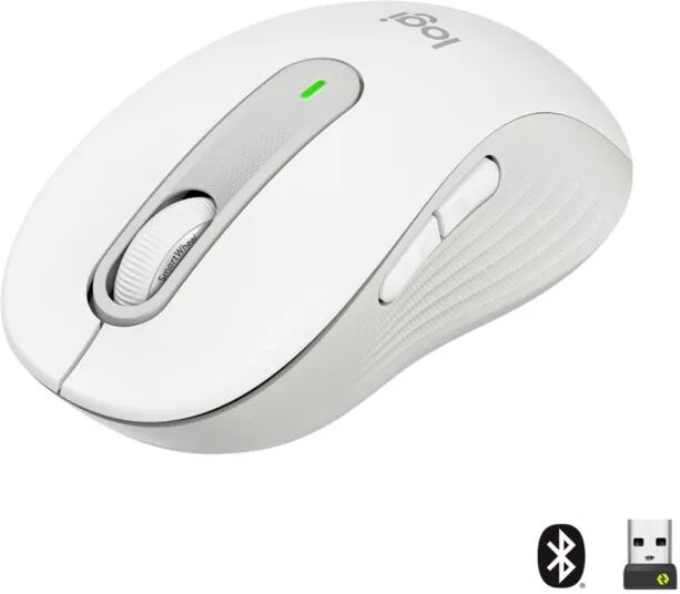 Logitech Signature M650 Large Trådløs datamus Off-white