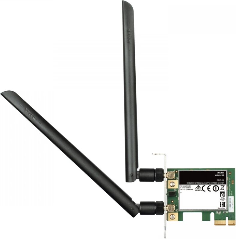 D-Link DWA-582 Trådløs AC1200 Dual-Band PCIe Adapter