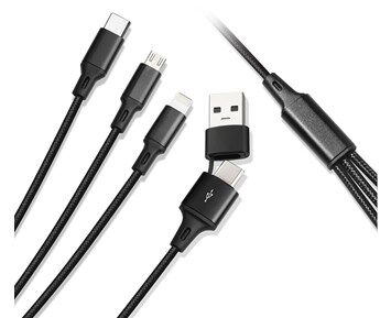 Andersson 3 in 2 Braided USB Cable 1,2M 3A