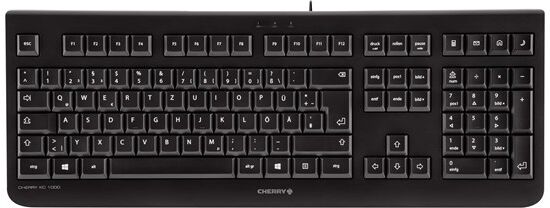 Cherry KC 1000 - Tastatur - Nordisk - Svart