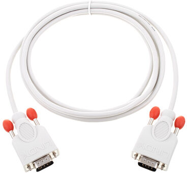 Lindy RS232 Cable 9pin male/male 2m