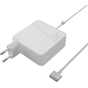 Green Cell Macbook Pro Laddare 60W, MagSafe 2, 4.6A – Vit