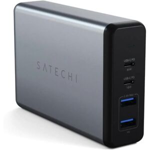 Satechi USB-C 108W Dual PD Travel Charger - Space Grey