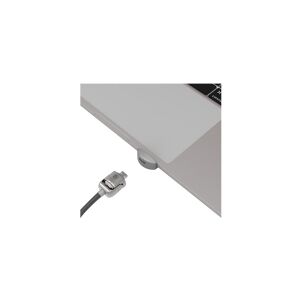 Compulocks Group Compulocks Ledge Lock Adaptor for MacBook Pro 13 M1 & M2 with Combination Cable Lock Silve - Adapter til låsning af slot for sikkerhed - med kombina