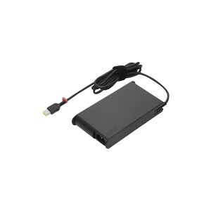 Lenovo ThinkPad 230W Slim AC Adapter (Slim-tip) - Strømforsyningsadapter - AC 90-265 V - 230 Watt - sort - for ThinkPad P1 Gen 5  P15v Gen 2  P15v Ge