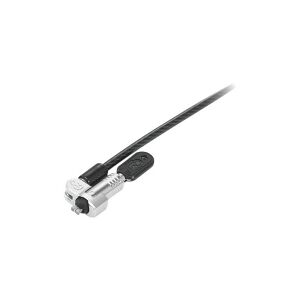 Lenovo Kensington NanoSaver Cable Lock - Sikkerhedskabelslås - sort - 1.8 m - for ThinkCentre M70q Gen 3  M75t Gen 2  ThinkPad T14 Gen 3  T14s Gen 3  X1 Carbon Gen 11