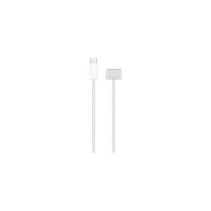 Apple - Strømkabel - 24 pin USB-C (han) til MagSafe 3 (han) - 2 m - for MacBook Air (Midt 2022, Midt 2023)  MacBook Pro (Early 2023, Sent 2021)