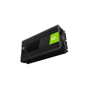 GREENCELL Green Cell INV21 - DC til AC inverter - DC 24 V - 3000 Watt - output-stikforbindelser: 2 - Europa - sort